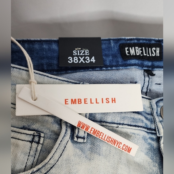 Sale‼️Distressed Light Blue Jeans - Picture 4 of 5